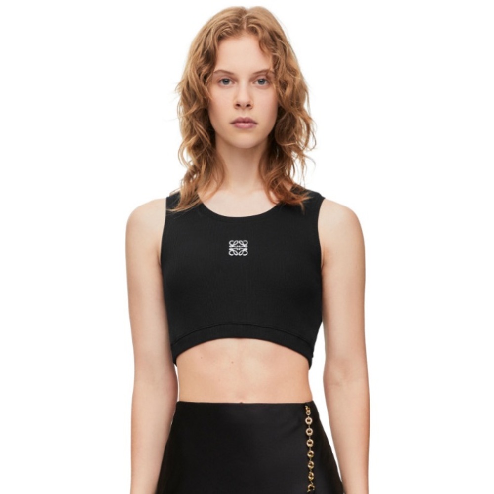 ANAGRAM POPLIN CROPPED TANK